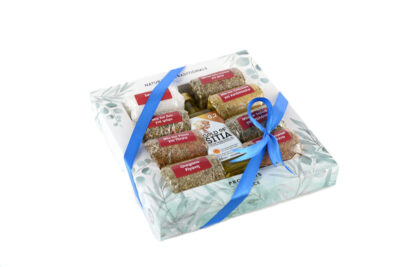 Κουτί 8 φάκελοι μπαχαρικά  & Ελαιόλαδο 60ml