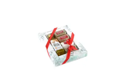 Κουτί 4 φάκελοι μπαχαρικά  & Ελαιόλαδο 60ml