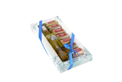 Κουτί 7 φάκελοι μπαχαρικά & Ελαιόλαδο 100ml