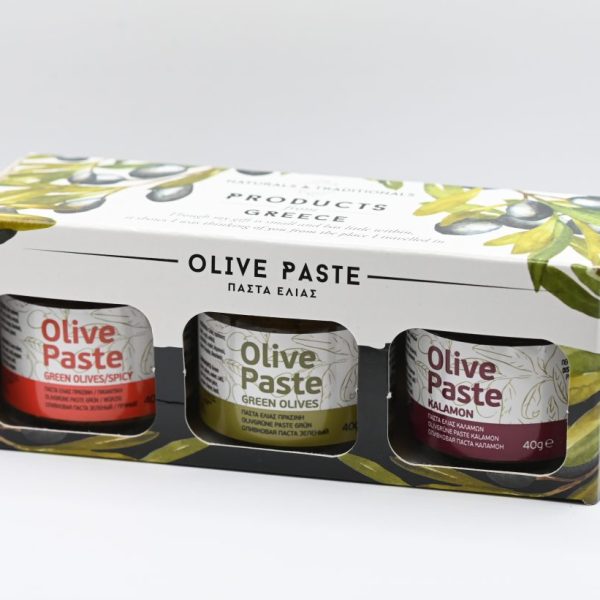 56.0006 3 Βάζα πάστα ελιάς 40gr