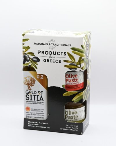 Ελαιόλαδο 60ml & Πάστα ελιάς 40+40gr