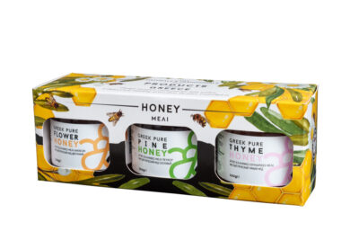 3 Βάζα μέλι 120gr