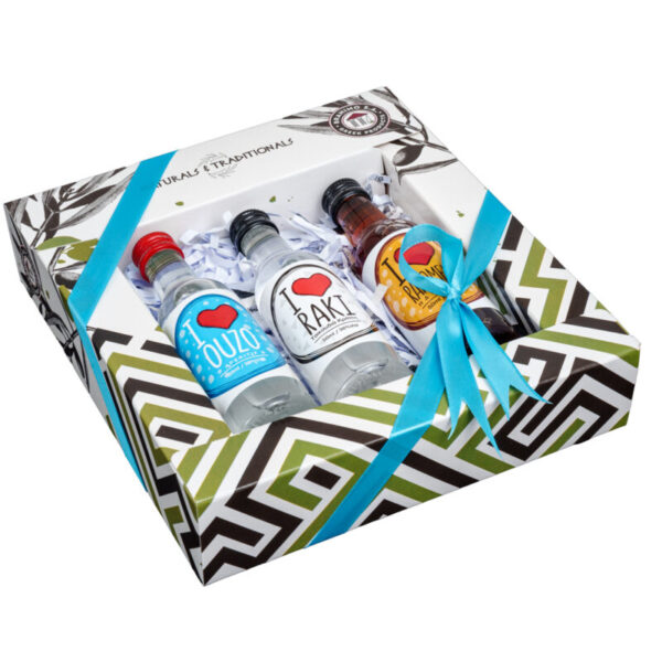 Κουτί Ούζο & Ρακί & Ρακόμελο 50ml