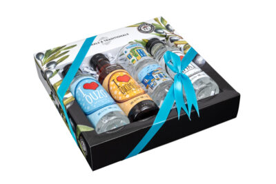 Κουτί  3 Είδη Ούζών & 2 Ποτήρια